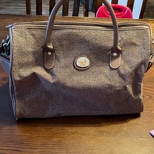 Vintage Diane Von Furstenberg Overnight Weekender Travel Bag